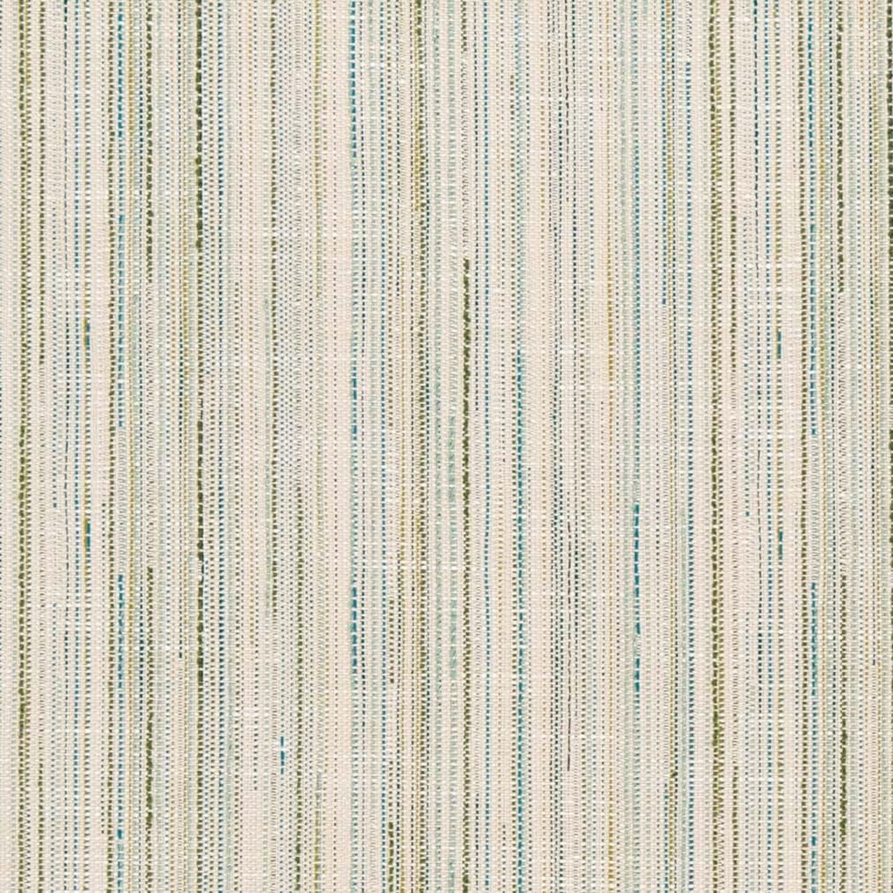 Green Eco Friendly Made in America Stripe Textured Woven Pattern Upholstery Fabric by The Yard - SKU: Zander Aruba
